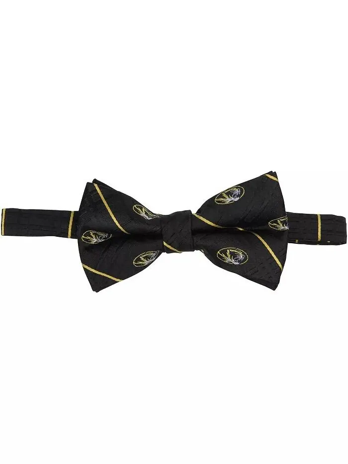 Мужской черный оксфордский галстук-бабочка Missouri Tigers Eagles Wings — изображение 1 из 2