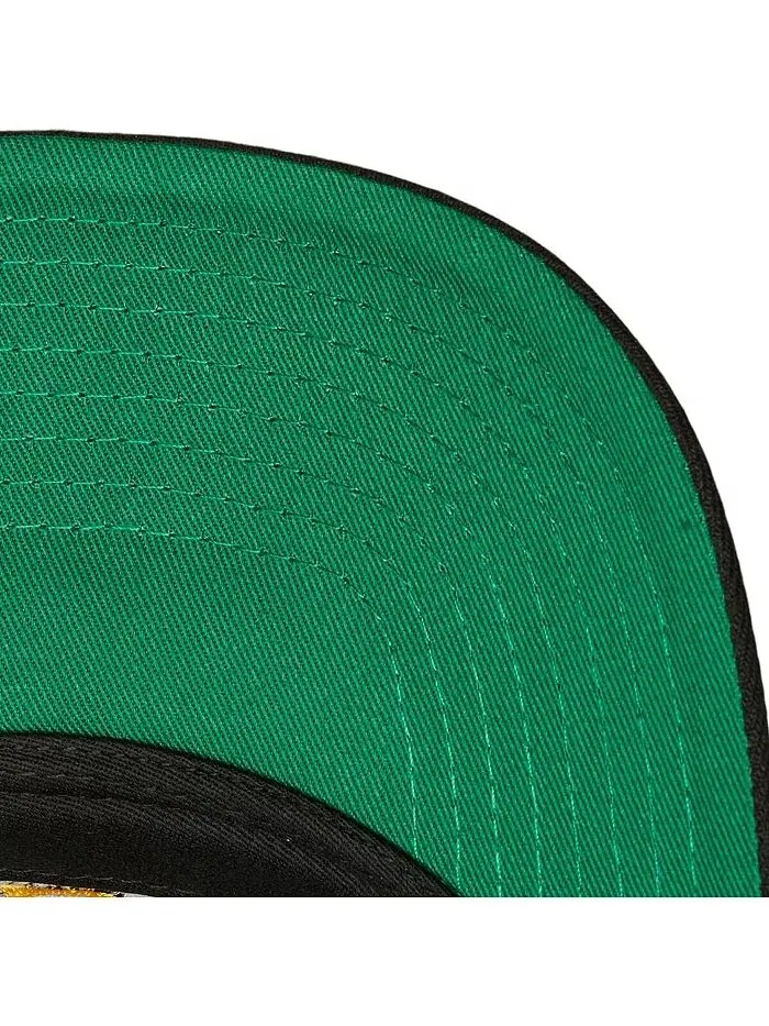 Мужская черная бейсболка Boston Bruins Team Ground Pro Adjustable Mitchell & Ness — изображение 2 из 3