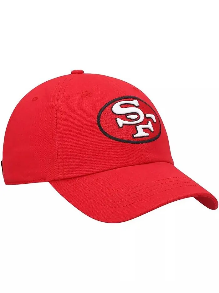 Женская регулируемая шапка Scarlet San Francisco 49Ers Miata Clean Up Legacy '47 Brand — изображение 3 из 4, алый