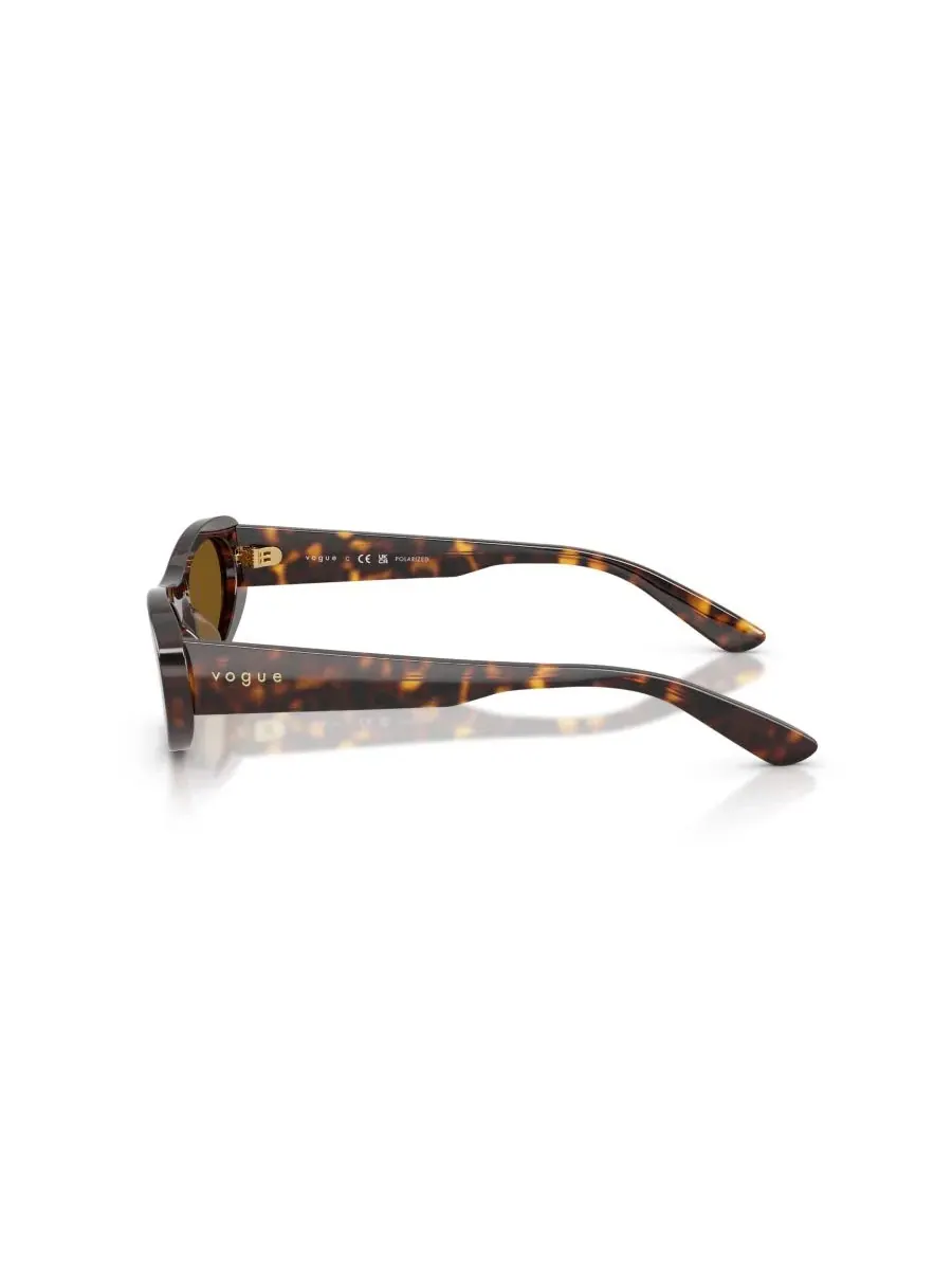 Женские поляризованные солнцезащитные очки, VO5695SU Vogue Eyewear, темно-havana — изображение 3 из 7, коричневый