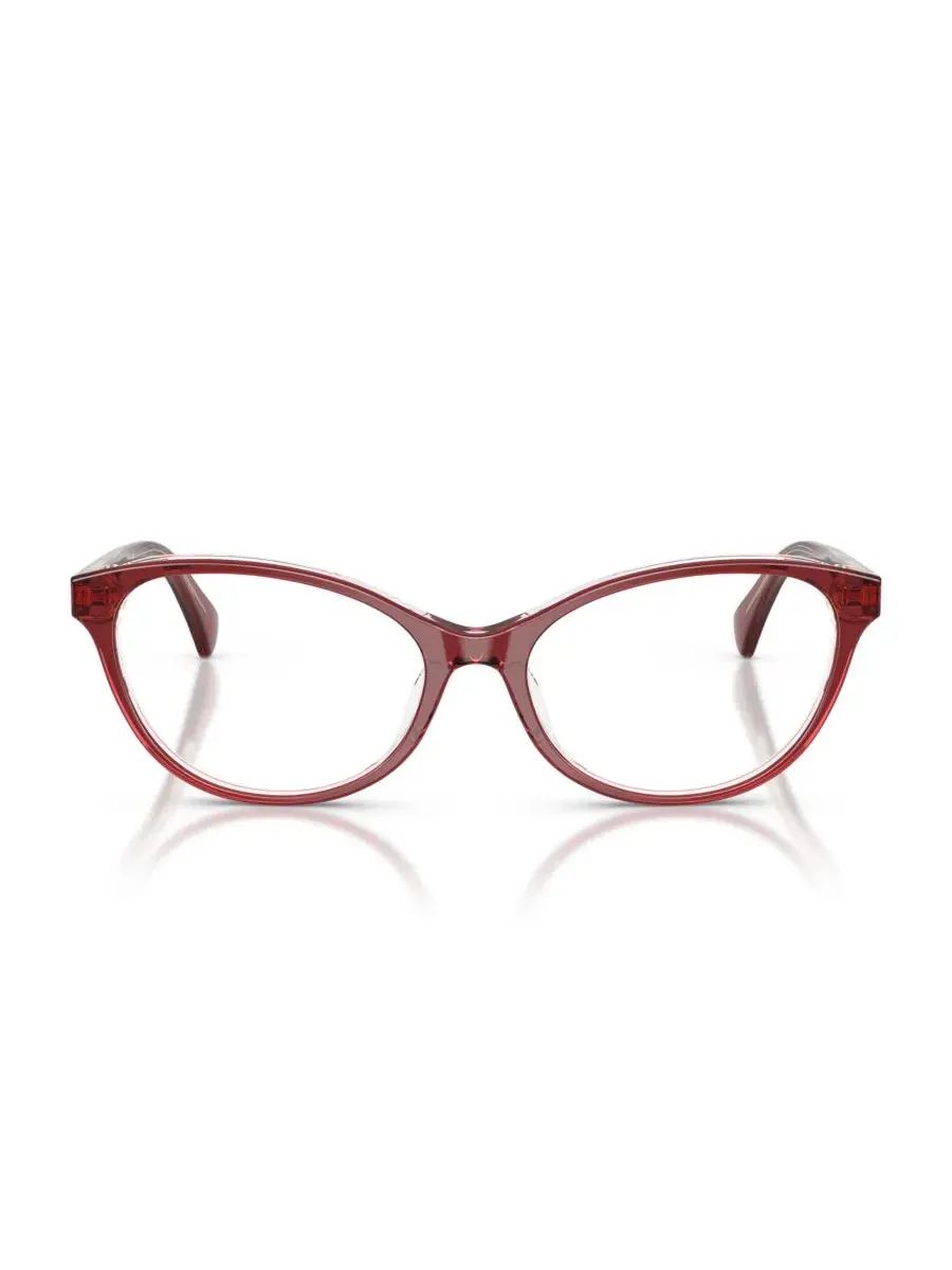 Очки для женщин, Oval, Acetate, Full Rim, RA7186U Ralph by Ralph Lauren — изображение 2 из 5, темный бордовый
