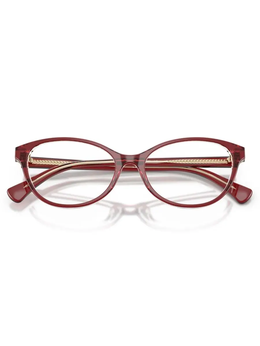 Очки для женщин, Oval, Acetate, Full Rim, RA7186U Ralph by Ralph Lauren — изображение 5 из 5, темный бордовый