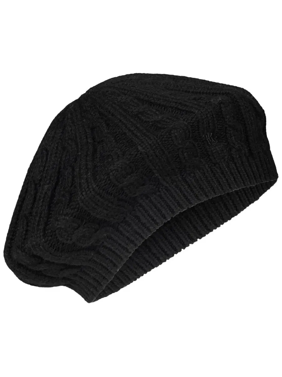 Берет с кабельной вязкой Core Cable Knit Beret Hat Lauren Ralph Lauren — изображение 5 из 5, красный