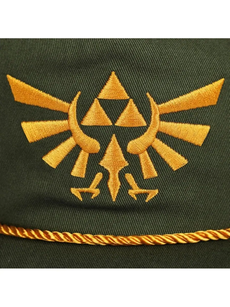 Мужская кепка «Легенда о Зельде» с гербом Хайлиана The Legend of Zelda — изображение 4 из 5, зеленый