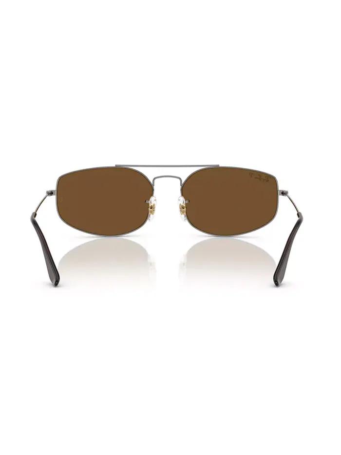 Унисекс поляризованные солнцезащитные очки Explorer 5, RB3845 Ray-Ban — изображение 4 из 6, коричневый