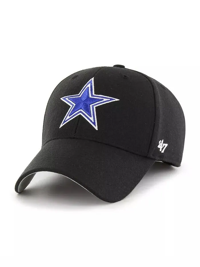 Мужская черная регулируемая кепка Dallas Cowboys MVP '47 Brand — изображение 1 из 2, черный