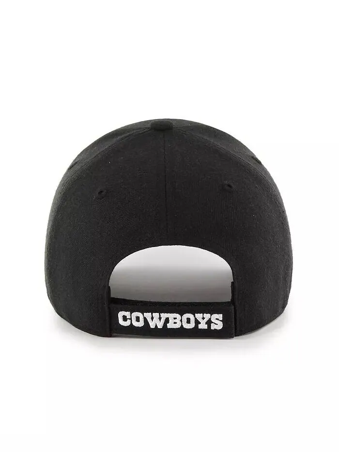 Мужская черная регулируемая кепка Dallas Cowboys MVP '47 Brand — изображение 2 из 2, черный