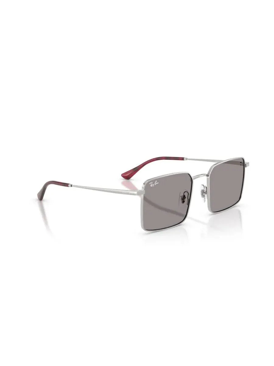 Солнцезащитные очки унисекс квадратной формы, RB3782 Ray-Ban — изображение 6 из 7, серебряный