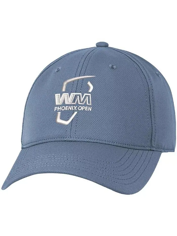 Мужская и женская синяя регулируемая шапка WM Phoenix Open Frio Ultimate Fit Aero Sphere Tech Ahead — синий
