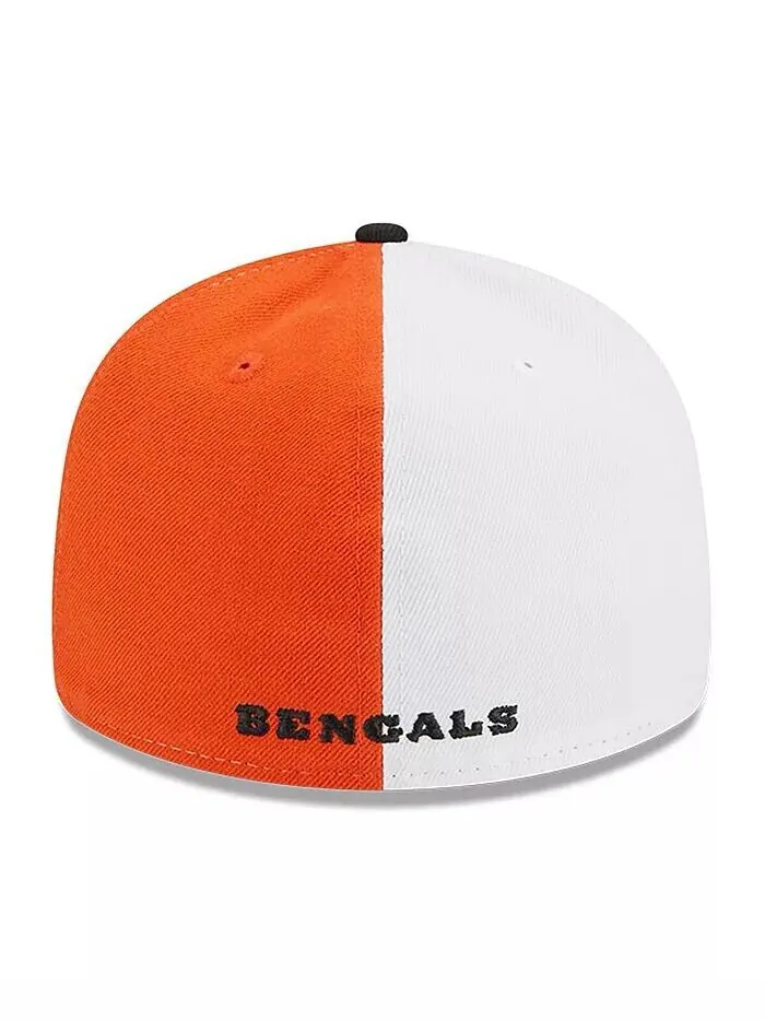 Мужская оранжево-черная приталенная шляпа Cincinnati Bengals 2023 Sideline Low Profile 59FIFTY New — изображение 3 из 3