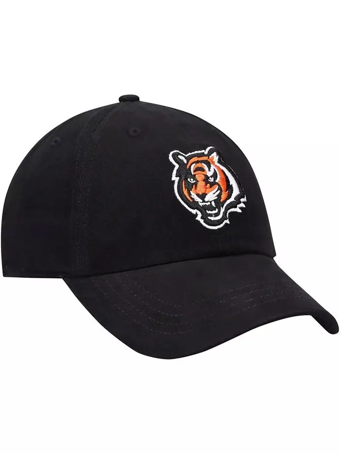 Женская черная шапка Cincinnati Bengals Miata Clean Up Primary с регулируемой головкой '47 Brand — изображение 3 из 4