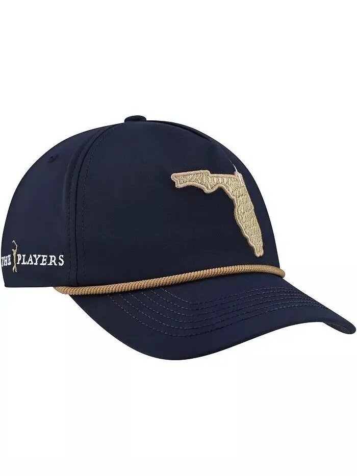 Мужская темно-синяя регулируемая кепка The Players 904 Rope Flexfit Puma — изображение 1 из 4, синий