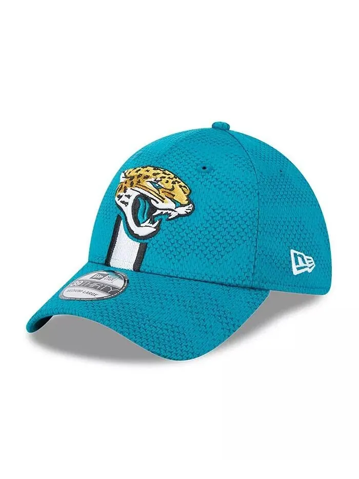 Мужская бирюзовая кепка Jacksonville Jaguars 2024 Sideline 39THIRTY Flex Hat New Era