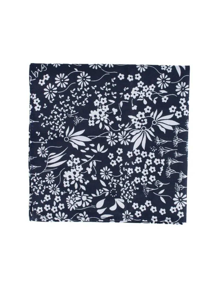 Набор из 3 мужских хлопковых носовых платков Ezra'a Stately Floral Trafalgar — изображение 4 из 5