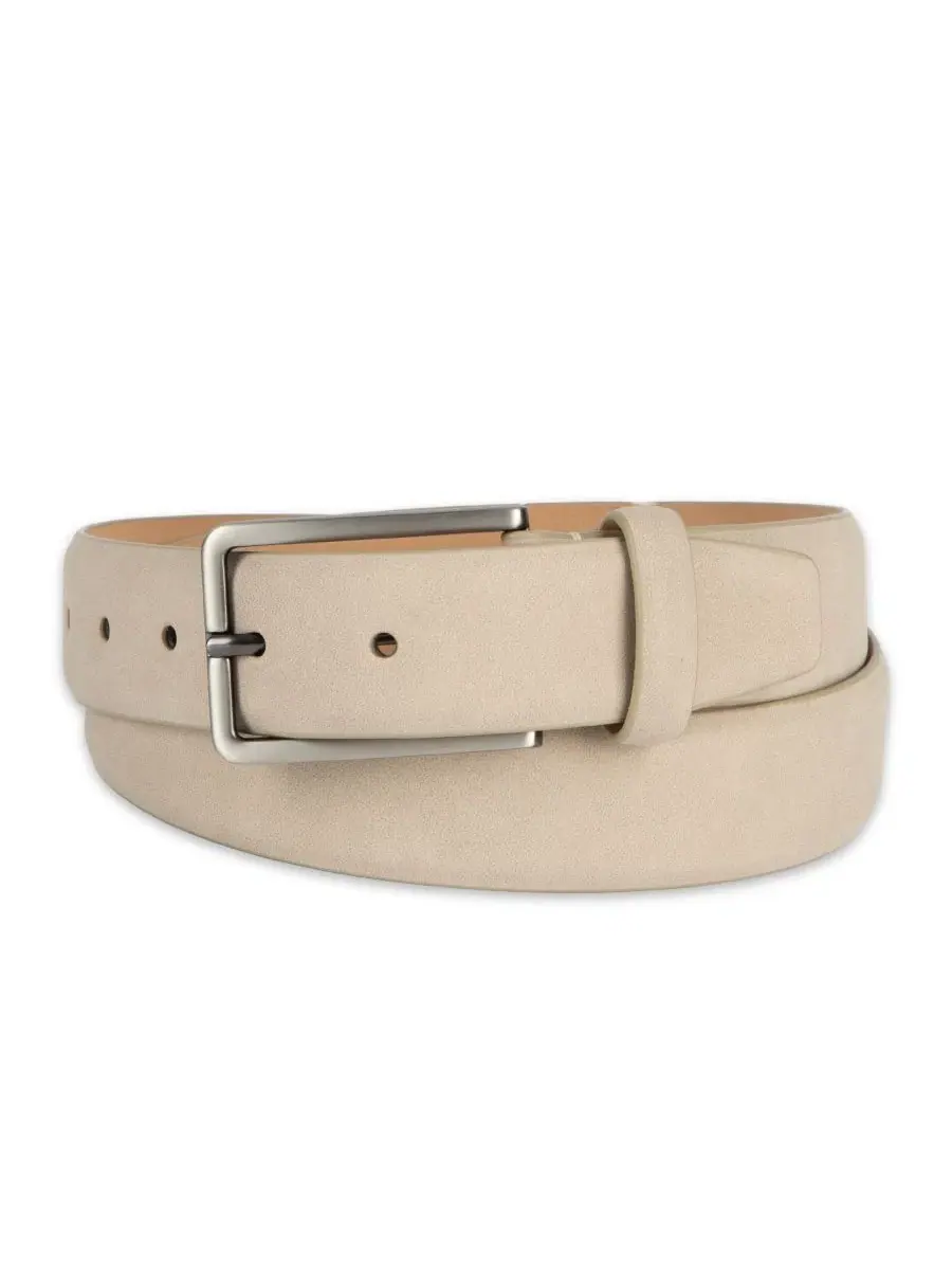 Мужской эластичный пояс AlfaTech Stretch Dress Belt Alfani — изображение 1 из 5, бежевый