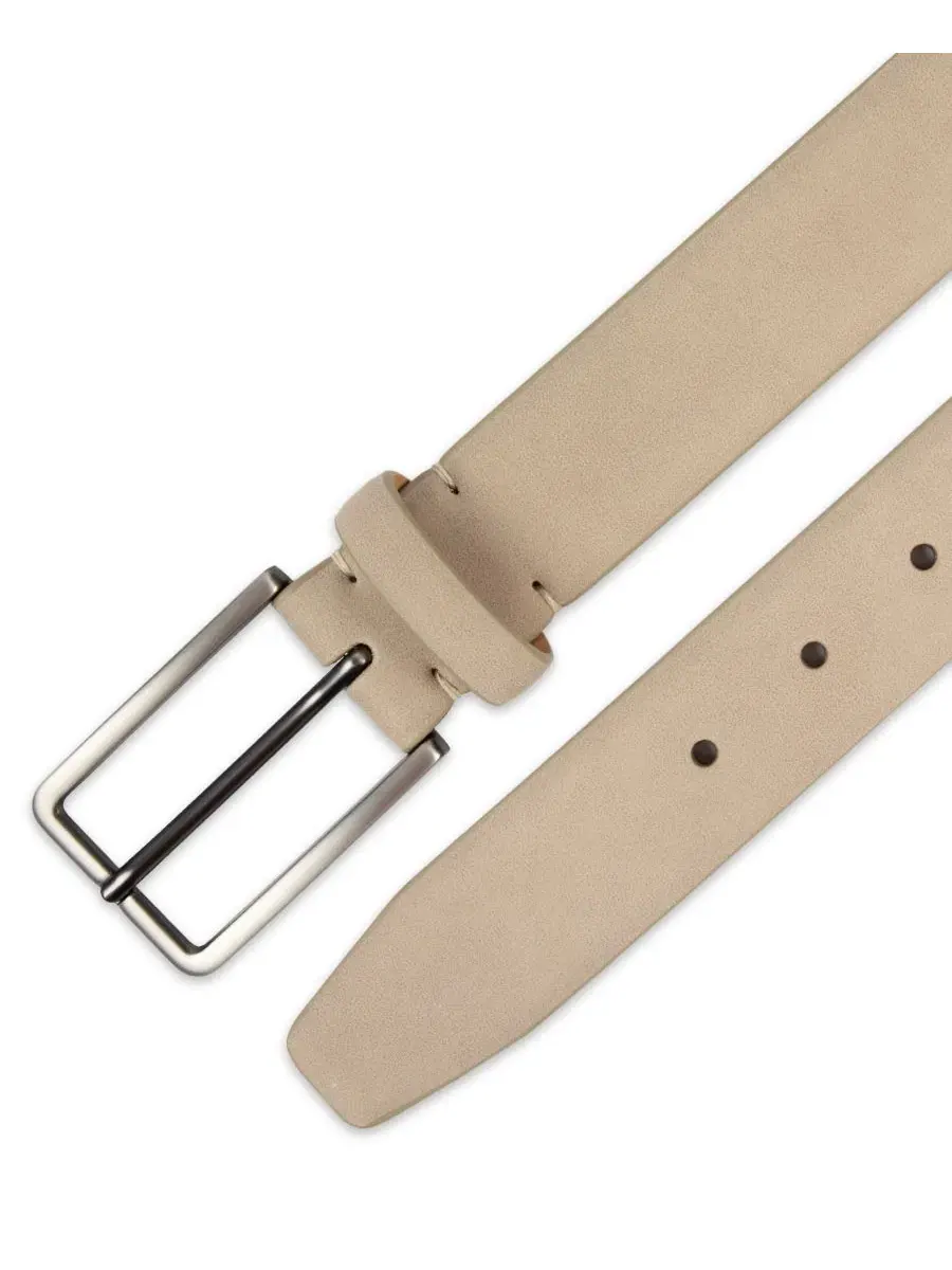 Мужской эластичный пояс AlfaTech Stretch Dress Belt Alfani — изображение 5 из 5, бежевый
