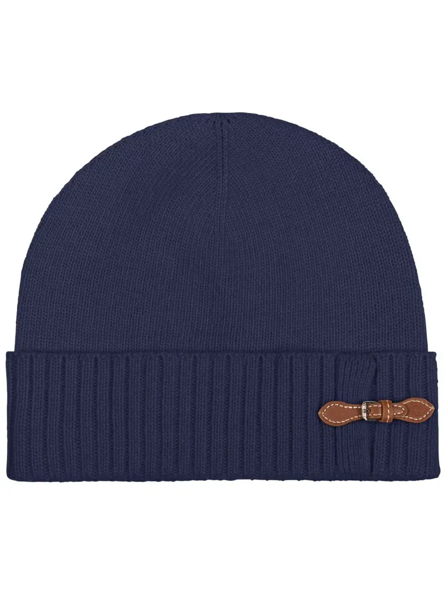 Шапка Equestrian Buckle Merino Knit Hat Lauren Ralph Lauren — изображение 5 из 5, коричневый