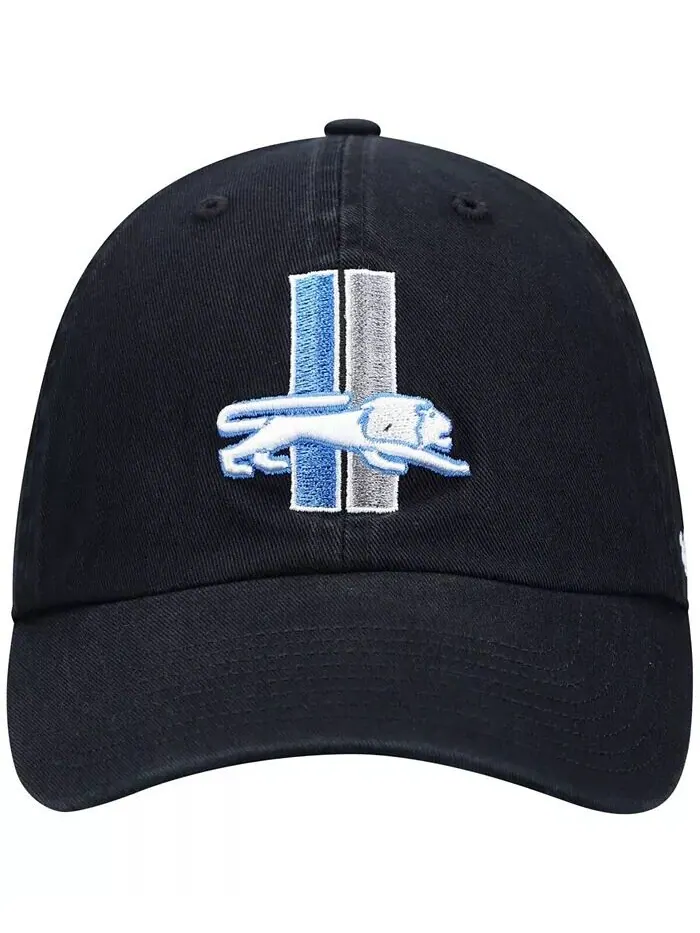 Мужская черная регулируемая шапка Detroit Lions Clean Up Legacy '47 Brand — изображение 2 из 4, черный