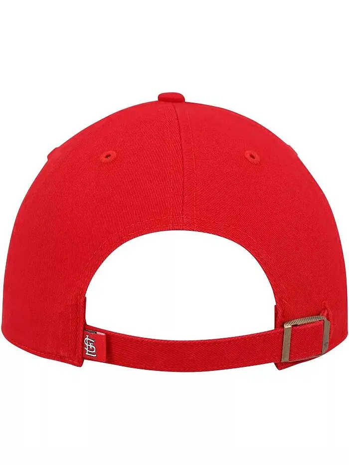 Мужская красная кепка St. Louis Cardinals Clean Up Adjustable '47 Brand — изображение 2 из 4