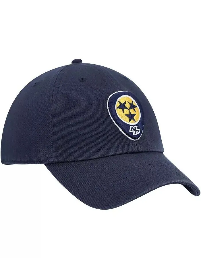 Мужская темно-синяя регулируемая кепка с логотипом Nashville Predators '47 '47 Brand — изображение 3 из 4, темно-синий
