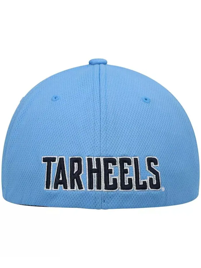 Мужская бейсболка Carolina Blue North Carolina Tar Heels Reflex Logo Flex Top of the World — изображение 4 из 4