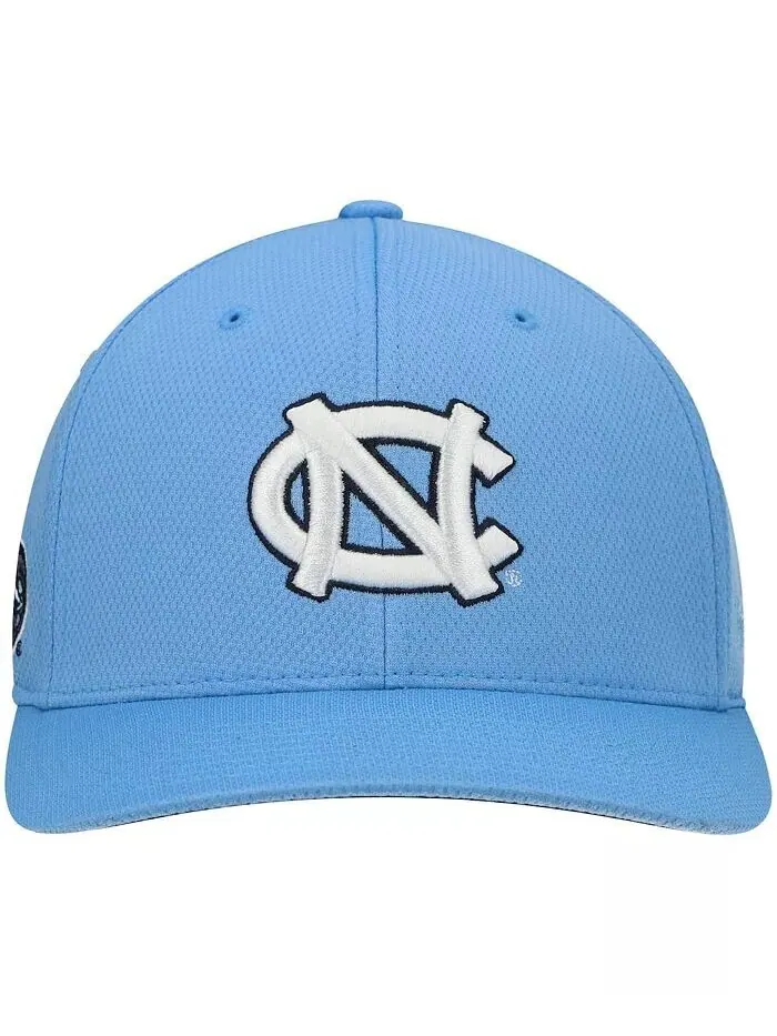 Мужская кепка с логотипом Carolina Blue North Carolina Tar Heels Reflex Flex Hat Top Of The World — изображение 2 из 4, синий