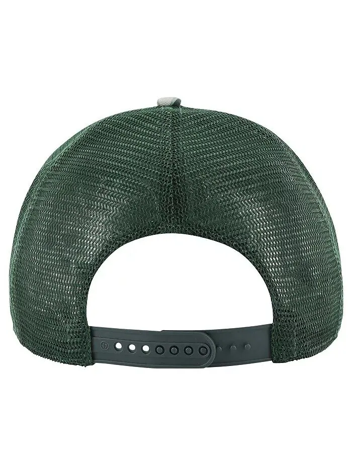Мужская зеленая регулируемая кепка Oakland Athletics Tropicalia Trucker Hitch '47 Brand — изображение 2 из 2, зеленый