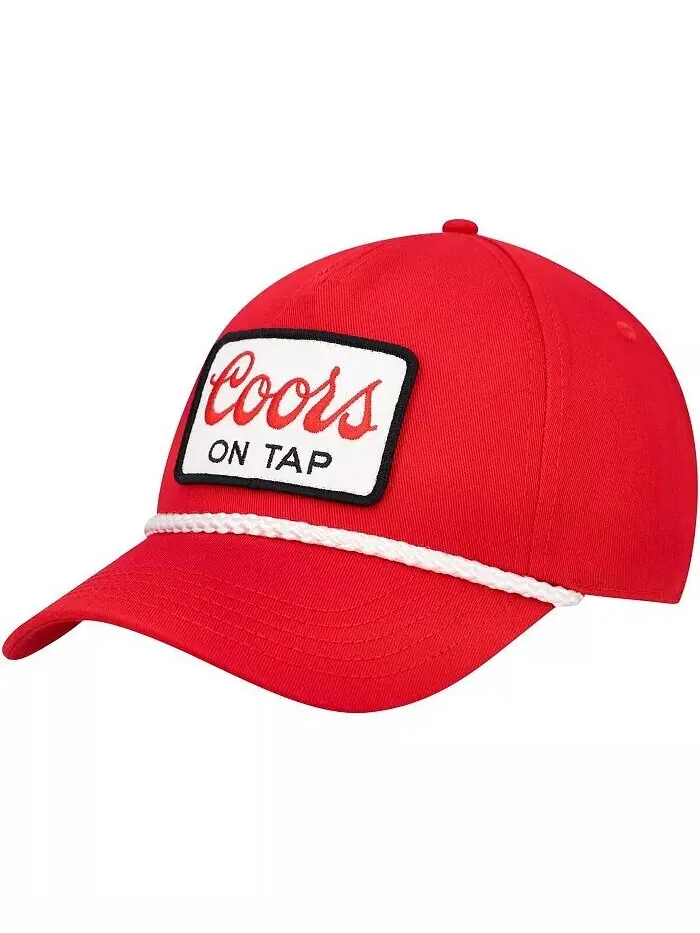 Мужская красная регулируемая кепка Coors Roscoe American Needle — изображение 1 из 4