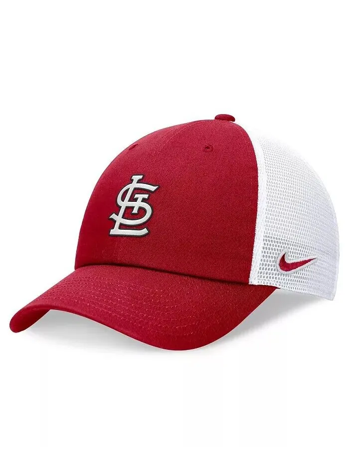 Мужская красная регулируемая кепка St. Louis Cardinals Club Trucker Nike — изображение 1 из 4, красный