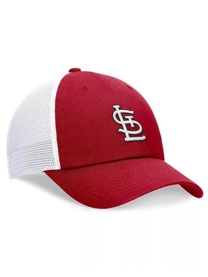 Мужская красная регулируемая кепка St. Louis Cardinals Club Trucker Nike — изображение 3 из 4, красный