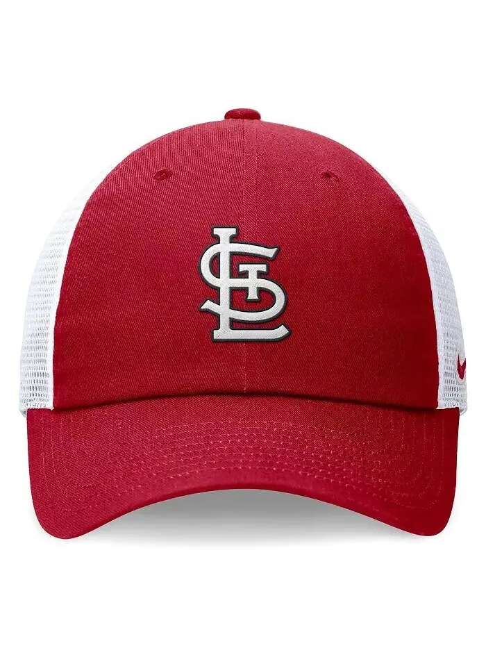 Мужская красная регулируемая кепка St. Louis Cardinals Club Trucker Nike — изображение 4 из 4, красный