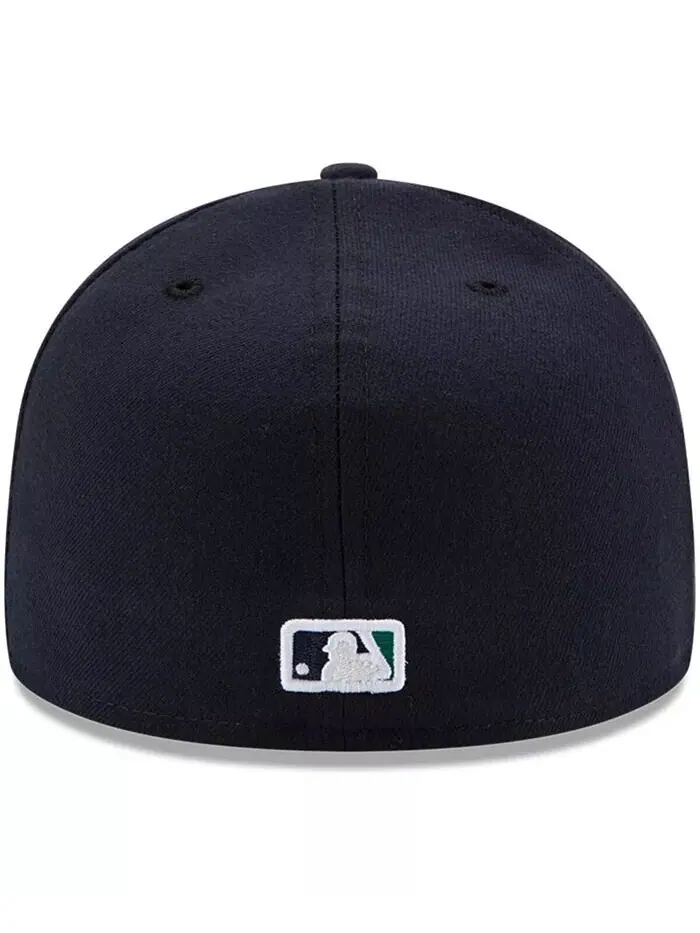 Мужская темно-синяя приталенная шляпа Seattle Mariners Authentic Collection On Field 59FIFTY New Era — изображение 4 из 4
