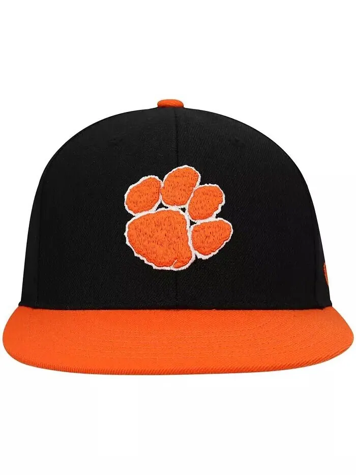Мужская черная, оранжевая двухцветная кепка цвета команды Clemson Tigers Top of the World — изображение 2 из 4