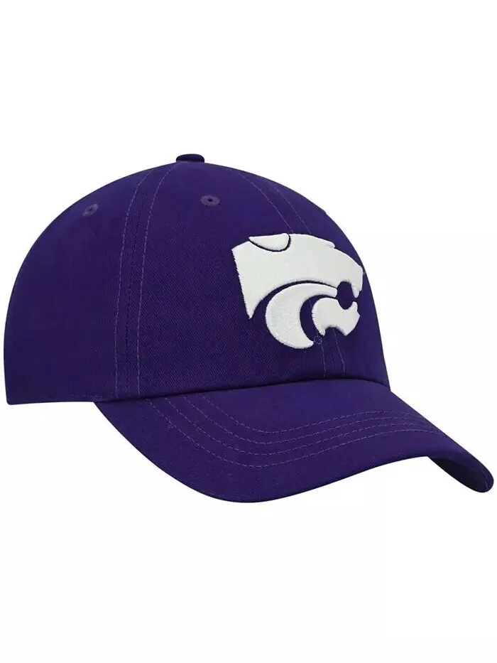 Женская фиолетовая регулируемая шляпа с логотипом Kansas State Wildcats Miata Clean Up '47 Brand — изображение 3 из 4