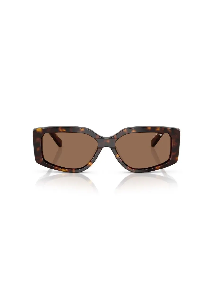 Женские прямоугольные солнцезащитные очки, VO5642SU Vogue Eyewear, темно-havana — изображение 2 из 7, коричневый
