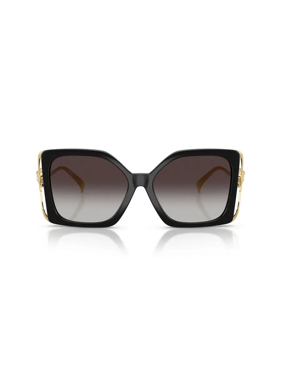 Женские квадратные солнцезащитные очки, VE4502U Versace — изображение 3 из 6, черный