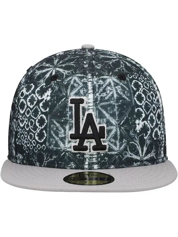 Мужская черная приталенная шляпа Los Angeles Dodgers Sands 59FIFTY New Era — изображение 3 из 4, черный