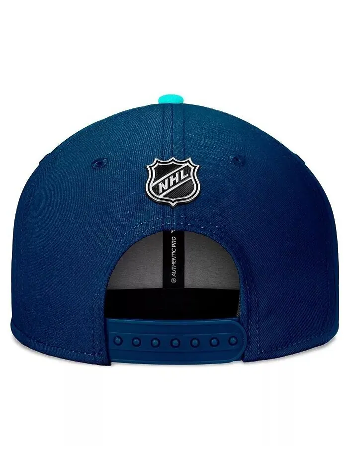 Мужская кепка Snapback для драфта НХЛ 2024 Deep Sea Seattle Kraken Fanatics — изображение 2 из 4