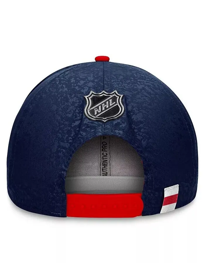 Мужская темно-красная двухцветная бейсболка New York Rangers Authentic Pro Rink Snapback Fanatics — изображение 4 из 4