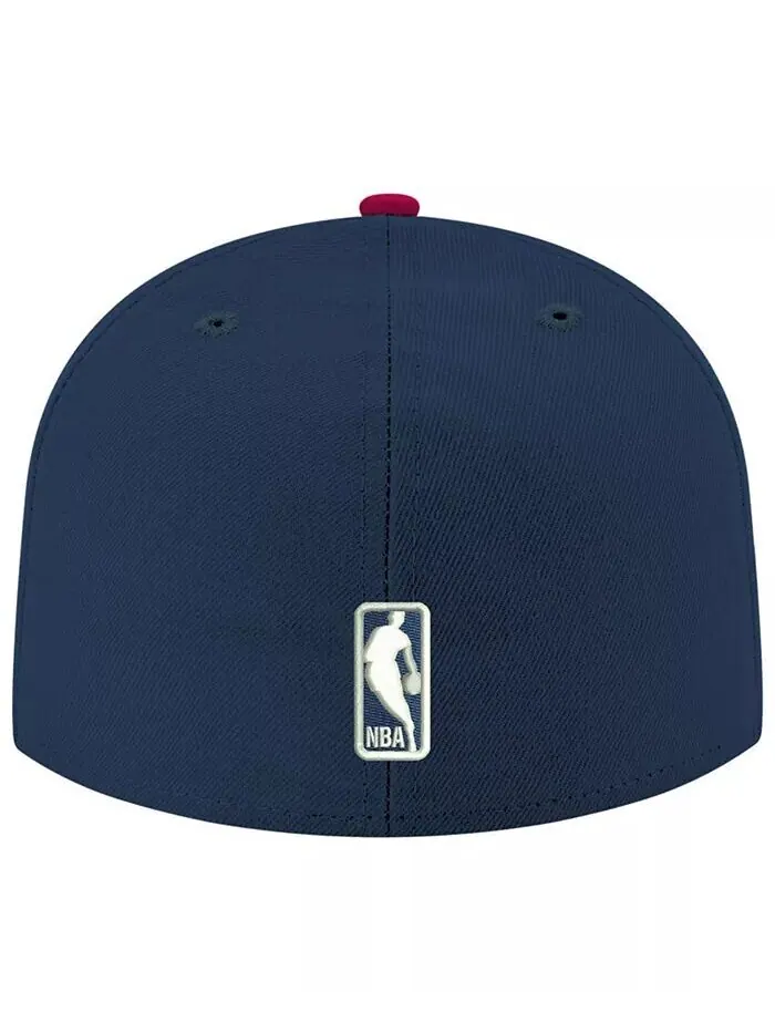 Двухцветная кепка Denver Nuggets Basic 59FIFTY приталенного кроя New Era — изображение 4 из 4, темно-синий