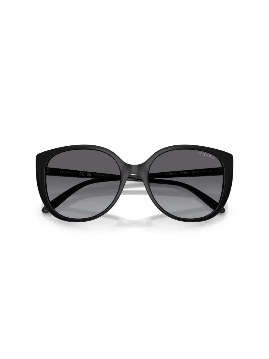 Женские поляризованные солнцезащитные очки Butterfly, VO5623S Vogue Eyewear — изображение 5 из 7, черный