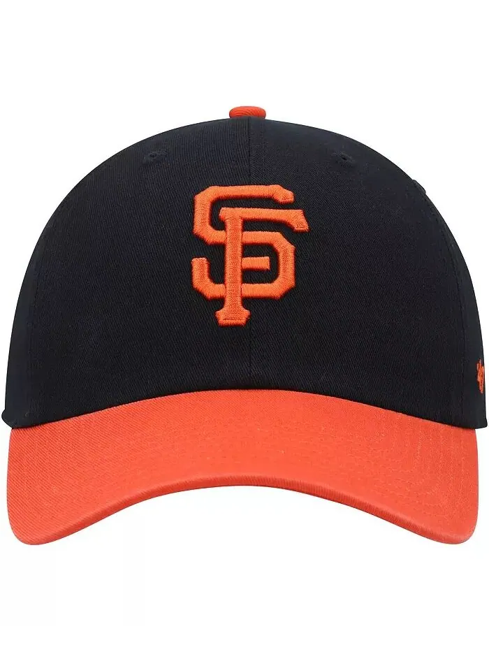 Мужская черная, оранжевая кепка San Francisco Giants Clean Up Adjustable '47 Brand — изображение 4 из 4