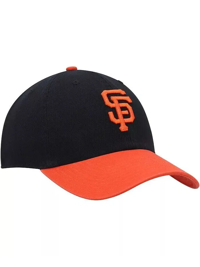 Мужская регулируемая кепка San Francisco Giants черного — изображение 2 из 4, черный оранжевый