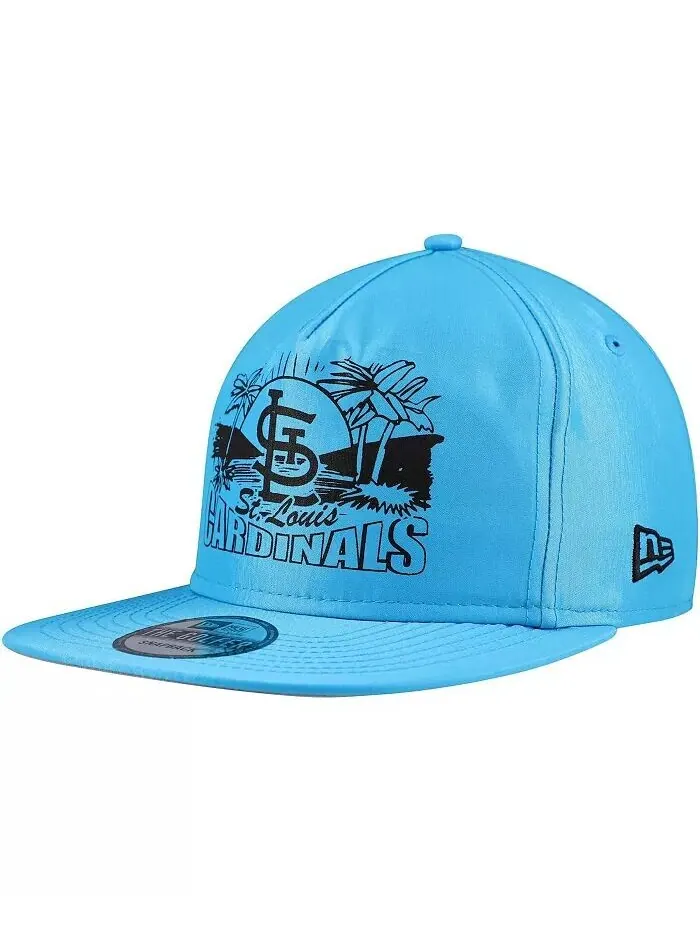 Мужская синяя кепка St. Louis Cardinals Neon Golfer Snapback New Era