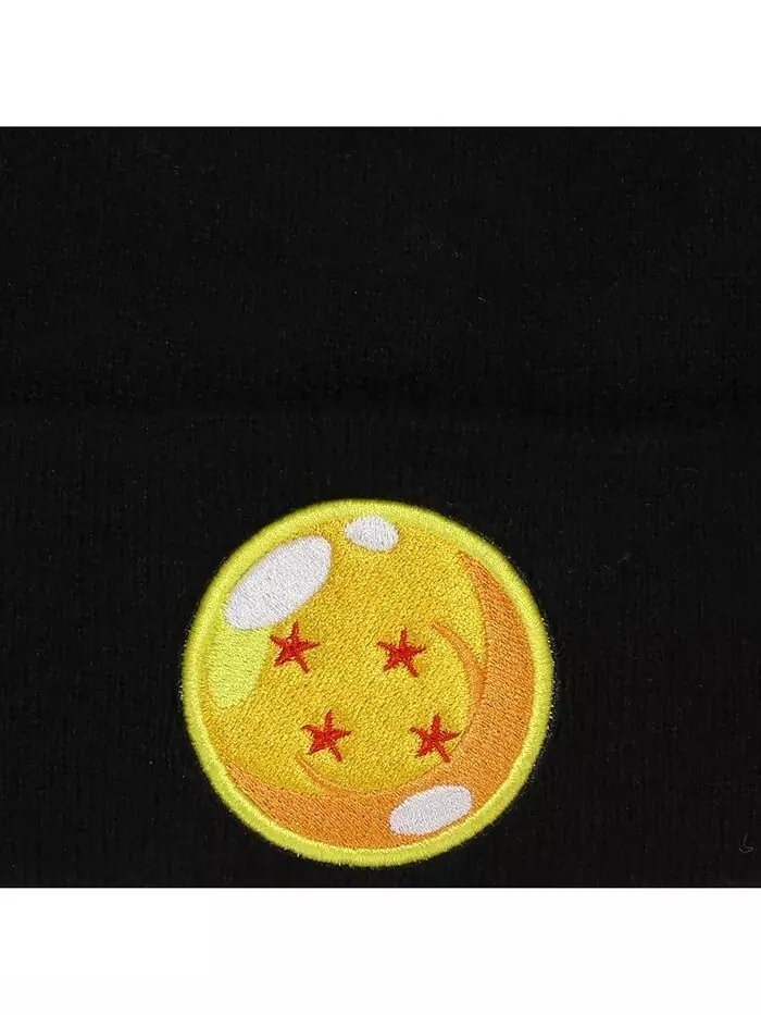Мужская вязаная зимняя шапка-бини Dragon Ball Z — изображение 3 из 3, черный