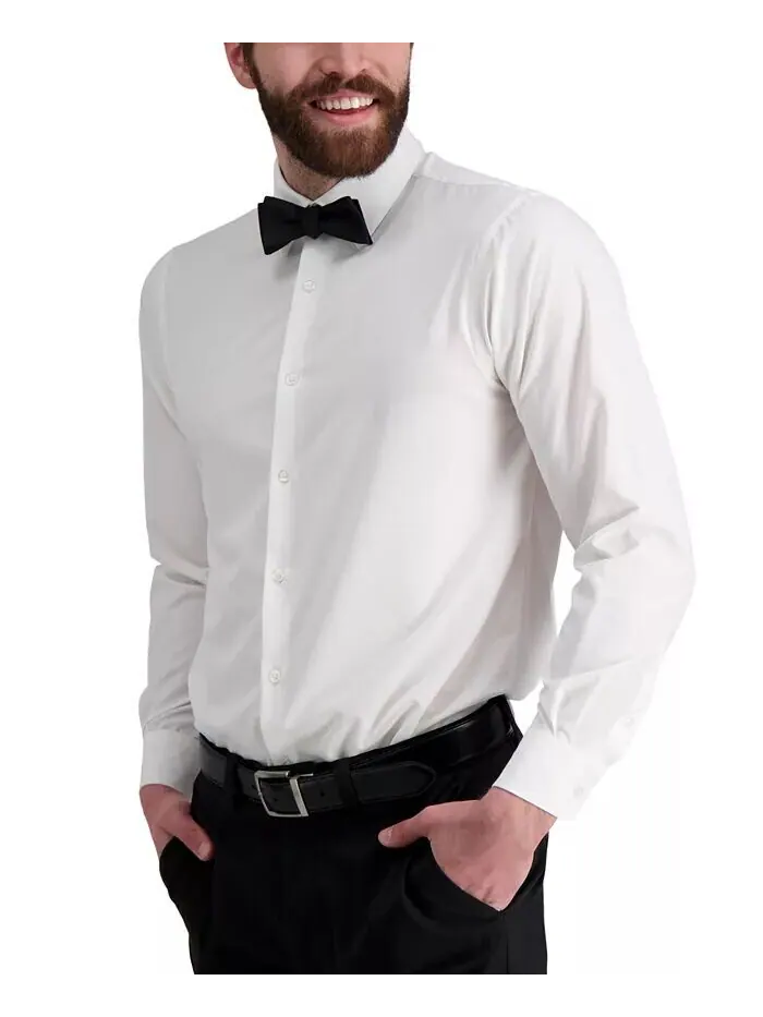 Мужской однотонный галстук-бабочка Unison Self-Tie Calvin Klein — изображение 3 из 3, черный