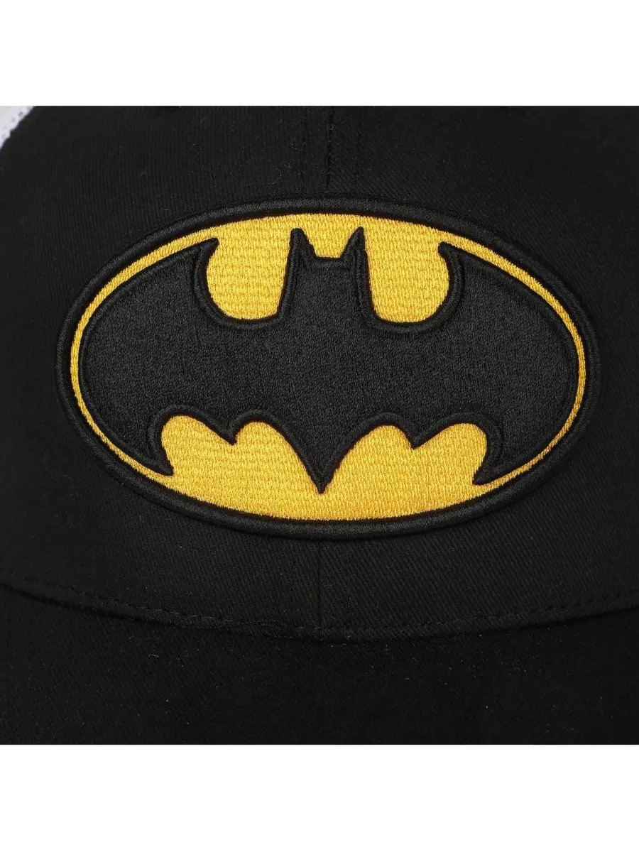 Мужская кепка-тракер с вышитым логотипом Batman — изображение 6 из 6, черный