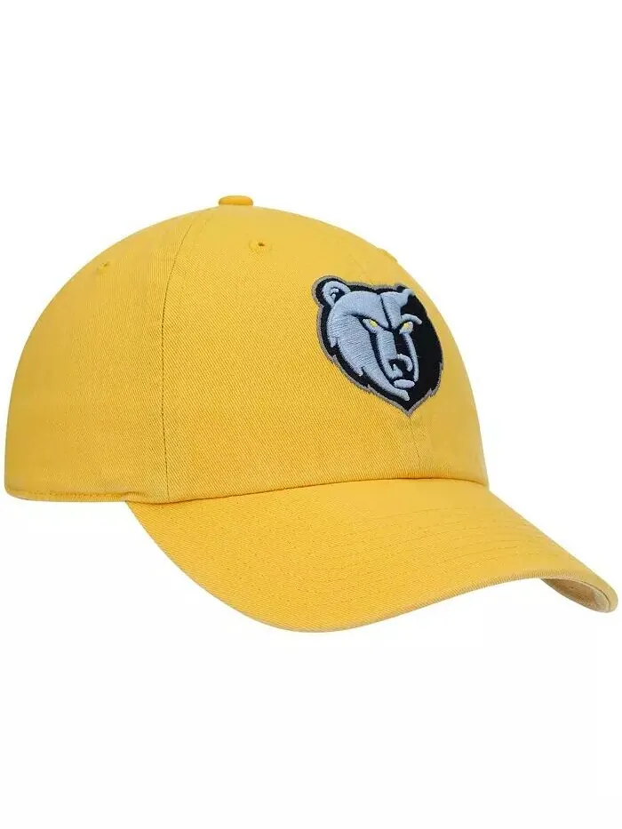Мужская регулируемая шапка Memphis Grizzlies Team золотого цвета '47 Brand — изображение 2 из 4