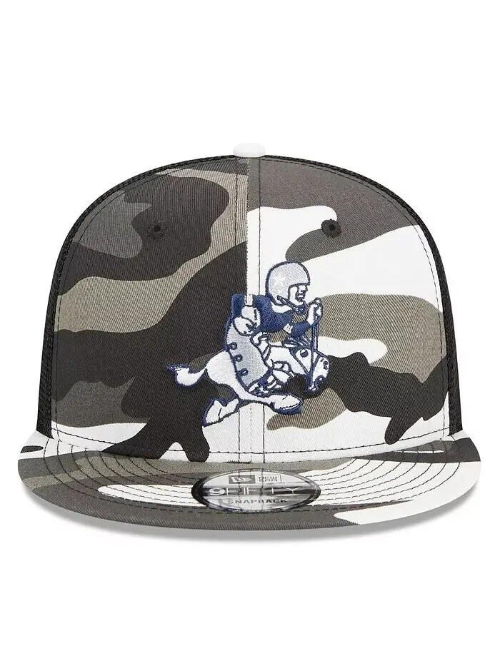 Мужская кепка с камуфляжем Urban Camo Dallas Cowboys 9FIFTY Trucker Snapback New Era — изображение 2 из 4