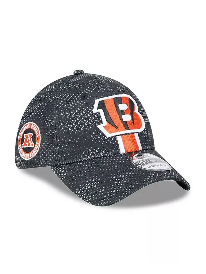 Мужская черная кепка Cincinnati Bengals 2024 Sideline 39THIRTY Flex Hat New Era — изображение 3 из 4, черный